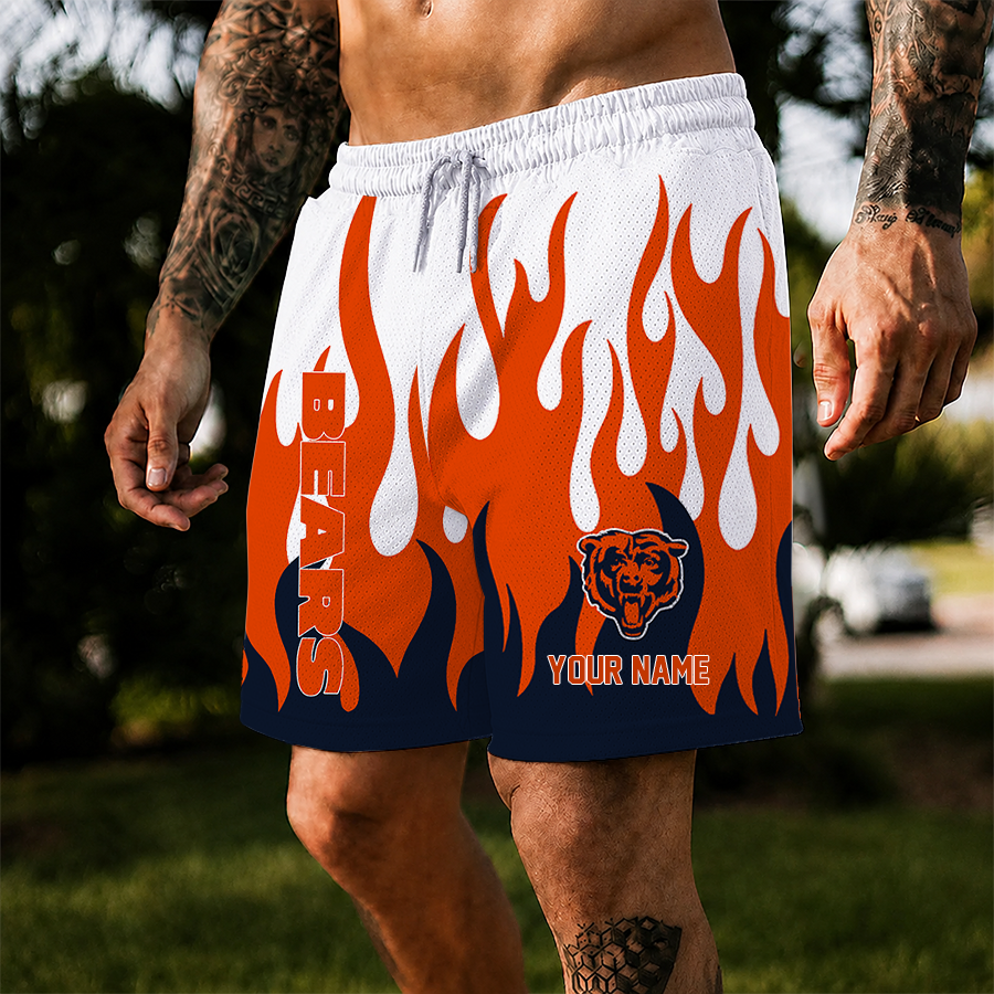 [SPECIAL OFFER] NEW CUSTOMIZED NFL26 CCB CHICAGO BEARS SHORT PANTS