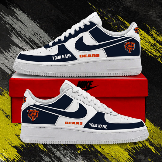 [SPECIAL OFFER] NEW CUSTOMIZED NFL26 CCB CHICAGO BEARS AF1 SHOES