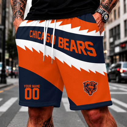[SPECIAL OFFER] NEW CUSTOMIZED NFL26 CCB CHICAGO BEARS SHORT PANTS