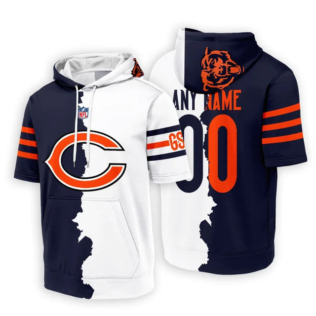 [SPECIAL OFFER] NEW CUSTOMIZED NFL26 CCB CHICAGO BEARS SHORT SLEEVE HOODIE T-SHIRT