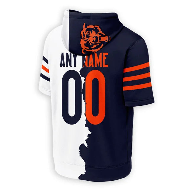 [SPECIAL OFFER] NEW CUSTOMIZED NFL26 CCB CHICAGO BEARS SHORT SLEEVE HOODIE T-SHIRT