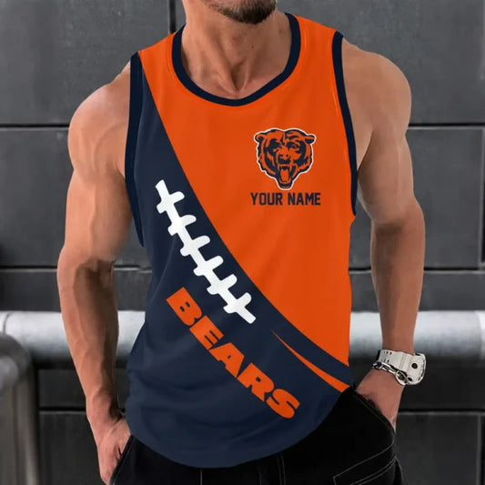 [SPECIAL OFFER] NEW CUSTOMIZED NFL26 CCB CHICAGO BEARS UNISEX TANK TOP