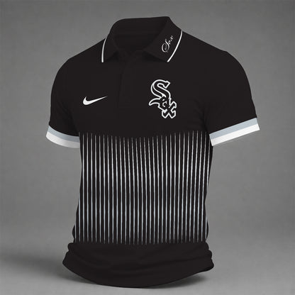 [FLASH SALE] NEW CUSTOMIZED MLB26 CWS CHICAGO WHITE SOX POLO SHIRT