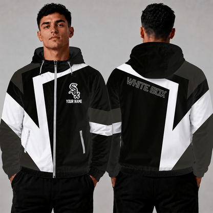 [FLASH SALE] NEW CUSTOMIZED MLB26 CWS CHICAGO WHITE SOX WINDBREAKER JACKET