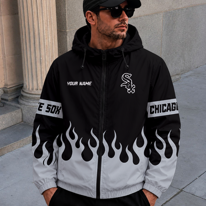 [FLASH SALE] NEW CUSTOMIZED MLB26 CWS CHICAGO WHITE SOX WINDBREAKER JACKET