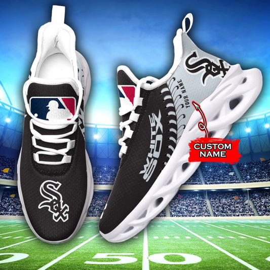 [FLASH SALE] NEW CUSTOMIZED MLB26 CWS CHICAGO WHITE SOX MAX SOUL SHOES