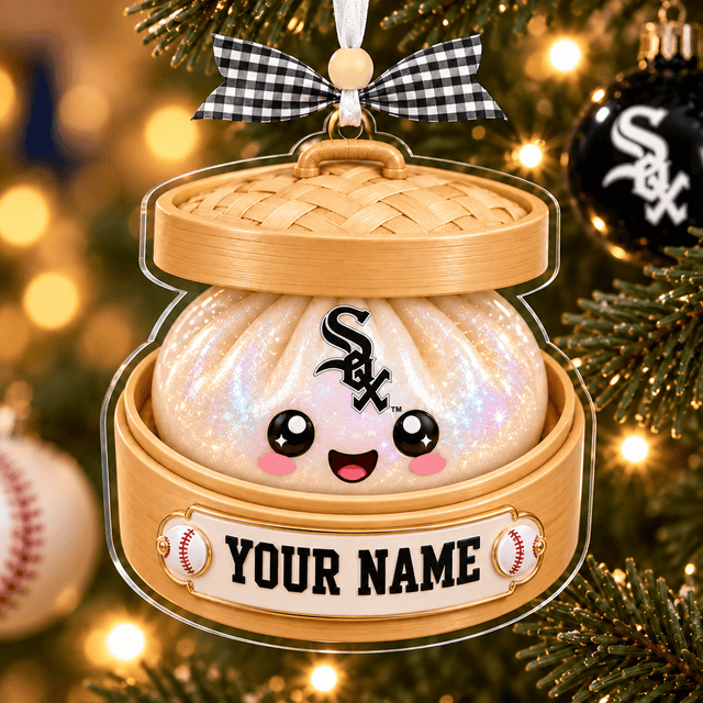 [FLASH SALE] NEW CUSTOMIZED MLB26 CWS CHICAGO WHITE SOX CHRISTMAS ACRYLIC ORNAMENT