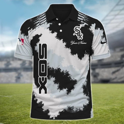 [FLASH SALE] NEW CUSTOMIZED MLB26 CWS CHICAGO WHITE SOX MULTICOLOR POLO SHIRT