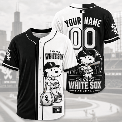 [FLASH SALE] NEW CUSTOMIZED MLB26 CWS CHICAGO WHITE SOX BASEBALL JERSEY