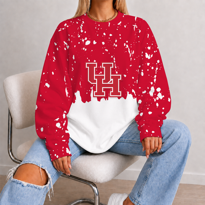 [FAN FAVORITE] NEW CUSTOMIZED NCAA MAM26 HOC HOUSTON COUGARS STRAPPY UNISEX SWEATSHIRT