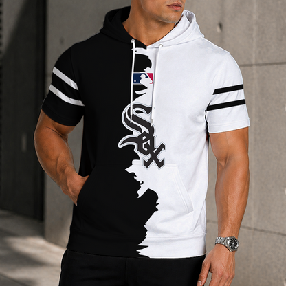 [FLASH SALE] NEW CUSTOMIZED MLB26 CWS CHICAGO WHITE SOX SHORT SLEEVE HOODIE