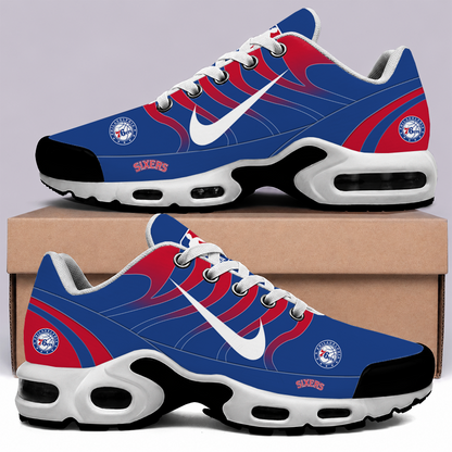 [HOT DEAL] NEW CUSTOMIZED NBA26 P76 PHILADELPHIA 76ERS AIR MAX PLUS SNEAKERS