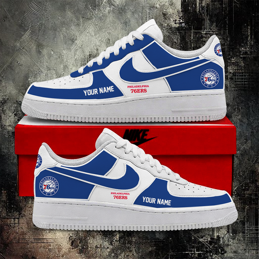 [HOT DEAL] NEW CUSTOMIZED NBA26 P76 PHILADELPHIA 76ERS AF1 SHOES