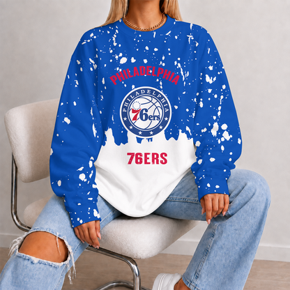 [HOT DEAL] NEW CUSTOMIZED NBA26 P76 PHILADELPHIA 76ERS UNISEX SWEATSHIRT