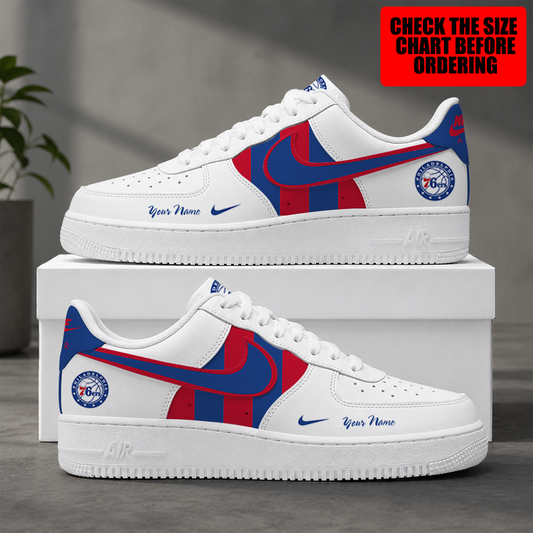 [HOT DEAL] NEW CUSTOMIZED NBA26 P76 PHILADELPHIA 76ERS AF1 SHOES