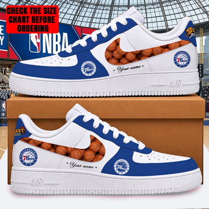 [HOT DEAL] NEW CUSTOMIZED NBA26 P76 PHILADELPHIA 76ERS AF1 SHOES