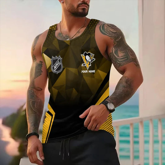 [SUPER SALE] NEW CUSTOMIZED NHL26 PBP PITTSBURGH PENGUINS UNISEX TANK TOP