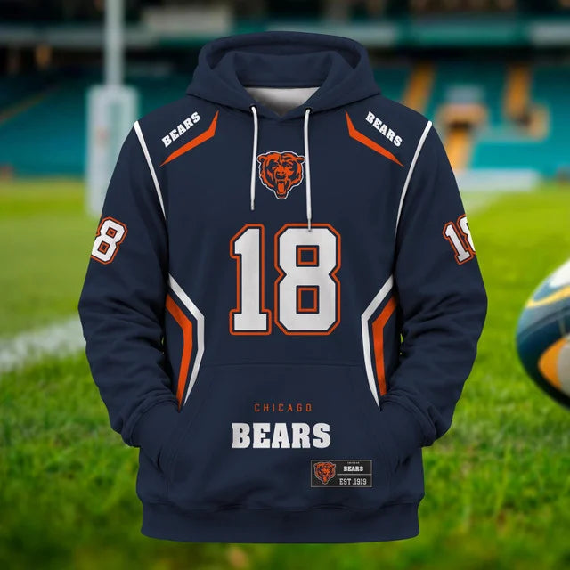 [SPECIAL OFFER] NEW CUSTOMIZED NFL26 CCB CHICAGO BEARS T-SHIRT, HOODIE, ZIP HOODIE