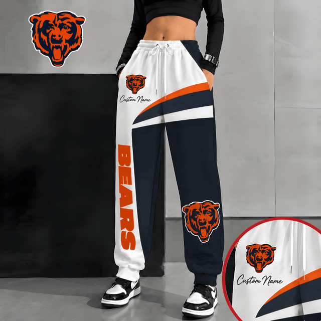 [SPECIAL OFFER] NEW CUSTOMIZED NFL26 CCB CHICAGO BEARS SWEATPANTS