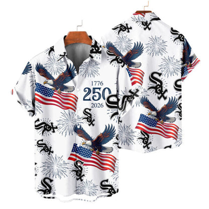 [FLASH SALE] NEW CUSTOMIZED MLB26 CWS CHICAGO WHITE SOX UNISEX HAWAIIAN SHIRT