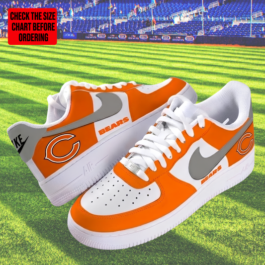 [SPECIAL OFFER] NEW CUSTOMIZED NFL26 CCB CHICAGO BEARS AF1 SHOES