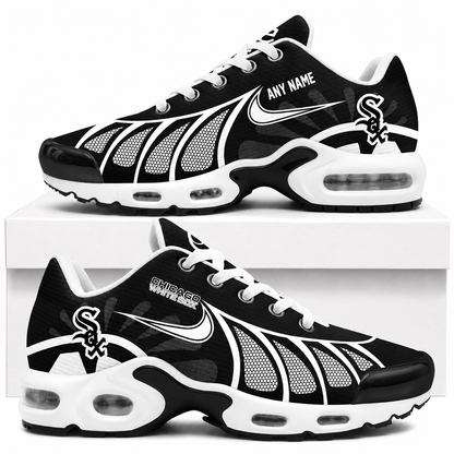 [FLASH SALE] NEW CUSTOMIZED MLB26 CWS CHICAGO WHITE SOX AIR MAX PLUS SNEAKERS