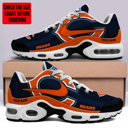 [SPECIAL OFFER] NEW CUSTOMIZED NFL26 CCB CHICAGO BEARS AIR MAX PLUS SNEAKERS