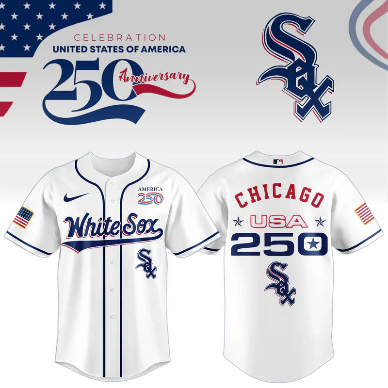 [FLASH SALE] NEW CUSTOMIZED MLB26 CWS CHICAGO WHITE SOX BASEBALL JERSEY