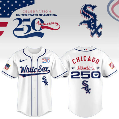 [FLASH SALE] NEW CUSTOMIZED MLB26 CWS CHICAGO WHITE SOX BASEBALL JERSEY