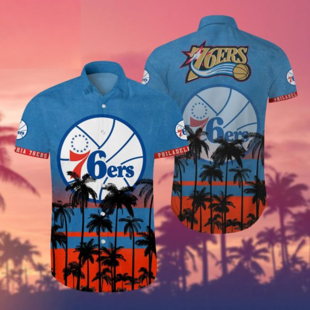 [HOT DEAL] NEW CUSTOMIZED NBA26 P76 PHILADELPHIA 76ERS UNISEX HAWAIIAN SHIRT