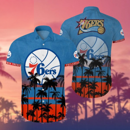 [HOT DEAL] NEW CUSTOMIZED NBA26 P76 PHILADELPHIA 76ERS UNISEX HAWAIIAN SHIRT