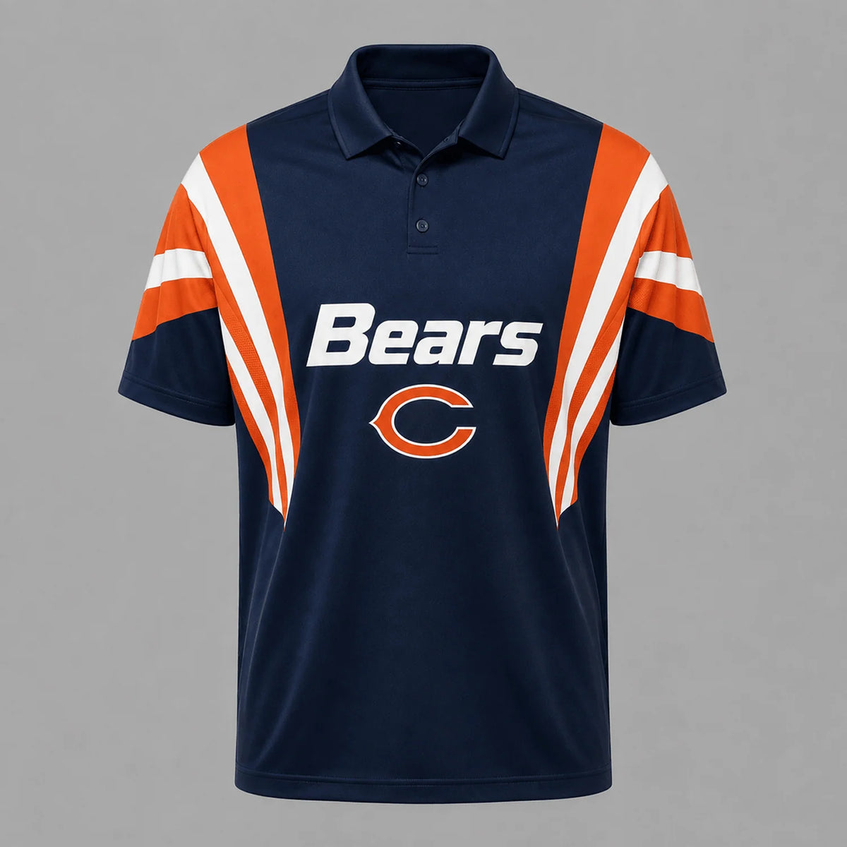 [SPECIAL OFFER] NEW CUSTOMIZED NFL26 CCB CHICAGO BEARS POLO SHIRT
