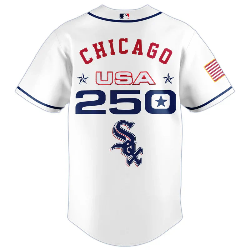 [FLASH SALE] NEW CUSTOMIZED MLB26 CWS CHICAGO WHITE SOX BASEBALL JERSEY