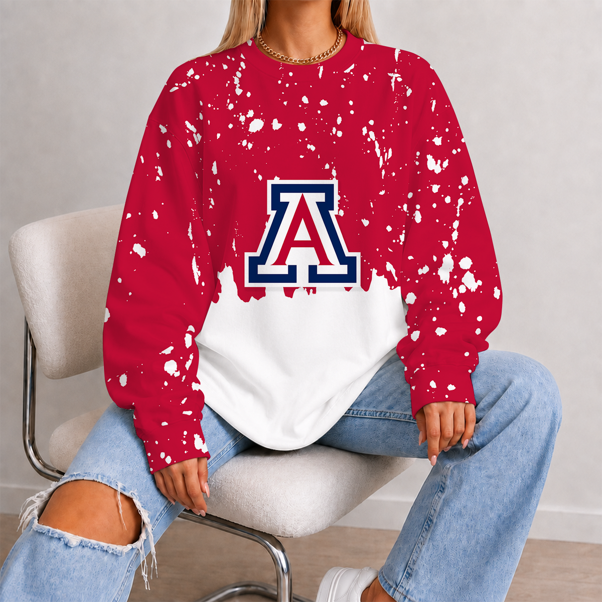 [FAN FAVORITE] NEW CUSTOMIZED NCAA FBS27 ARW ARIZONA WILDCATS UNISEX SWEATSHIRT