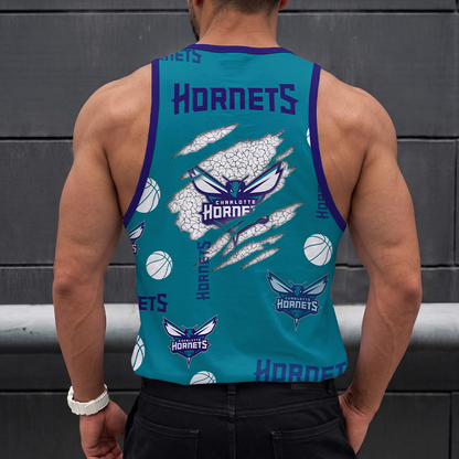 [HOT DEAL] NEW CUSTOMIZED NBA27 CHO CHARLOTTE HORNETS UNISEX TANK TOP