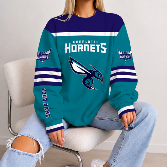 [HOT DEAL] NEW CUSTOMIZED NBA27 CHO CHARLOTTE HORNETS UNISEX SWEATSHIRT