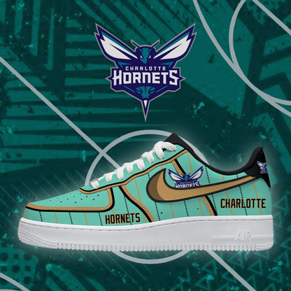 [HOT DEAL] NEW CUSTOMIZED NBA27 CHO CHARLOTTE HORNETS AF1 SHOES