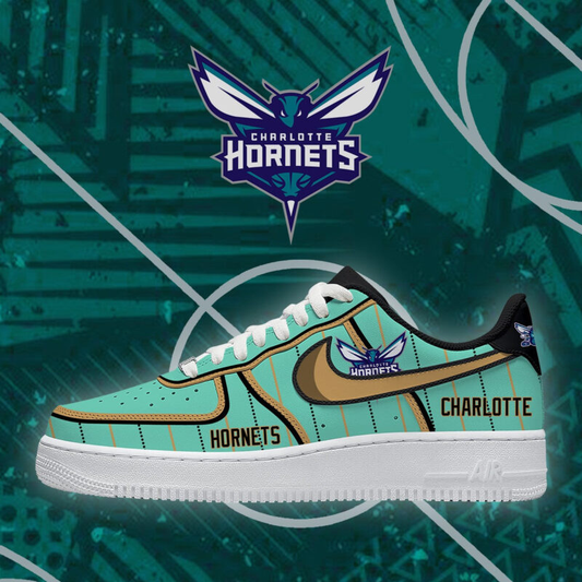 [HOT DEAL] NEW CUSTOMIZED NBA27 CHO CHARLOTTE HORNETS AF1 SHOES