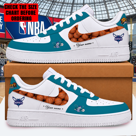 [HOT DEAL] NEW CUSTOMIZED NBA27 CHO CHARLOTTE HORNETS AF1 SHOES