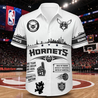 [HOT DEAL] NEW CUSTOMIZED NBA27 CHO CHARLOTTE HORNETS UNISEX HAWAIIAN SHIRT
