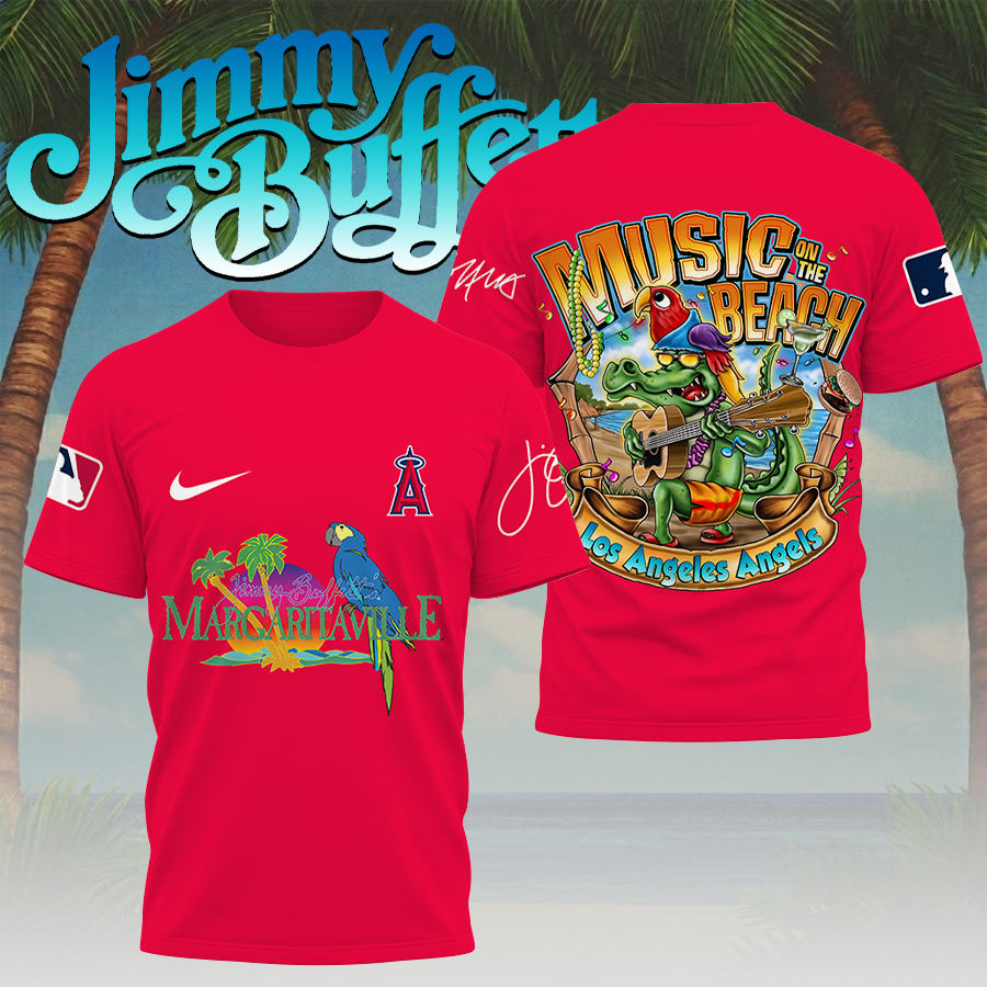 [FLASH SALE] NEW CUSTOMIZED MLB27 LAA LOS ANGELES ANGELS x JIMMY BUFFETT T-SHIRT, HOODIE, ZIP HOODIE