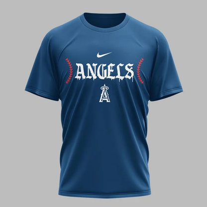 [FLASH SALE] NEW CUSTOMIZED MLB27 LAA LOS ANGELES ANGELS MUTICOLOR T-SHIRT