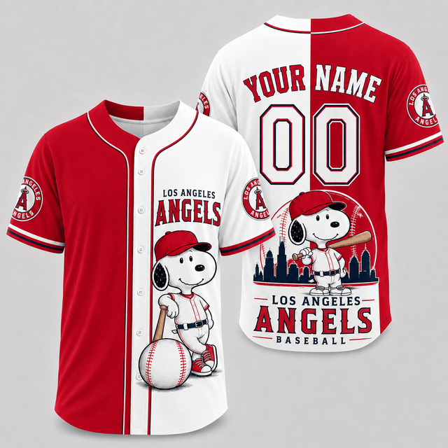 [FLASH SALE] NEW CUSTOMIZED MLB27 LAA LOS ANGELES ANGELS BASEBALL JERSEY