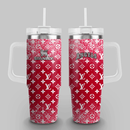 [FLASH SALE] NEW CUSTOMIZED MLB27 LAA LOS ANGELES ANGELS 40OZ TUMBLER