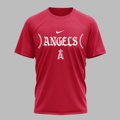 [FLASH SALE] NEW CUSTOMIZED MLB27 LAA LOS ANGELES ANGELS MUTICOLOR T-SHIRT