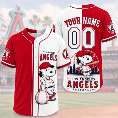 [FLASH SALE] NEW CUSTOMIZED MLB27 LAA LOS ANGELES ANGELS BASEBALL JERSEY