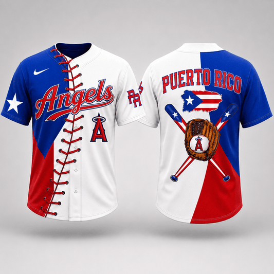 [FLASH SALE] NEW CUSTOMIZED MLB27 LAA LOS ANGELES ANGELS BASEBALL JERSEY