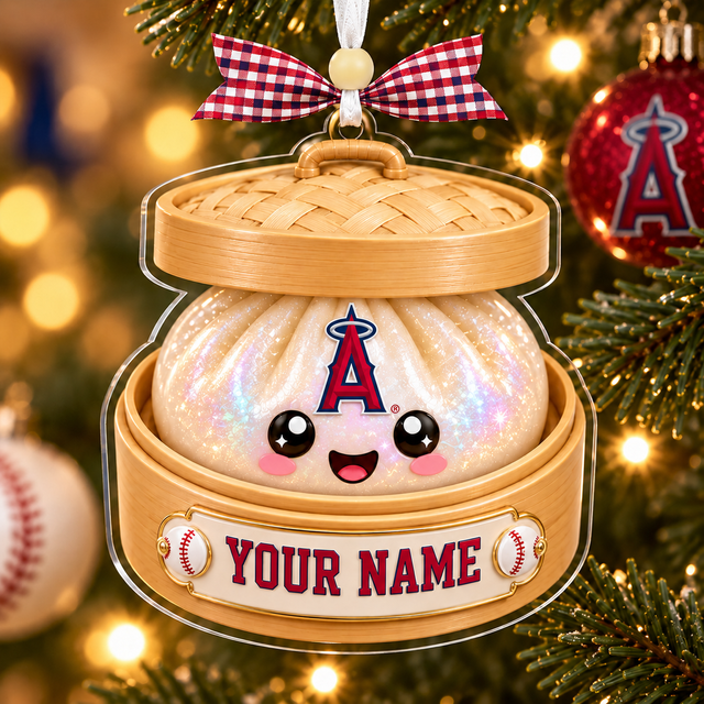 [FLASH SALE] NEW CUSTOMIZED MLB27 LAA LOS ANGELES ANGELS CHRISTMAS ACRYLIC ORNAMENT