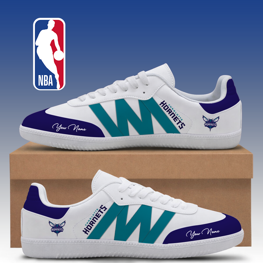 [HOT DEAL] NEW CUSTOMIZED NBA27 CHO CHARLOTTE HORNETS CLASSIC SNEAKERS