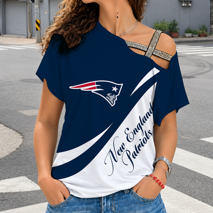 [SPECIAL OFFER] NEW CUSTOMIZED NFL27 NEP NEW ENGLAND PATRIOTS SHOULDER SHIRT